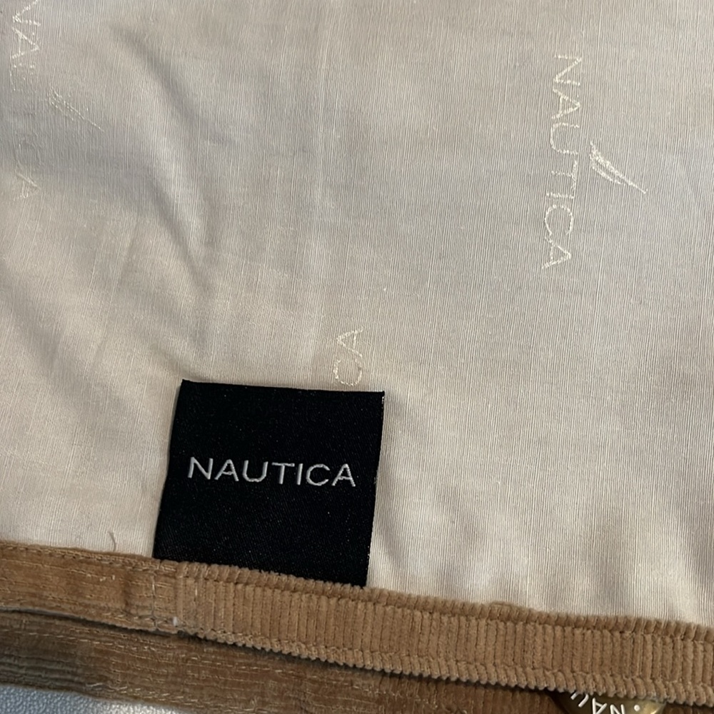 Pair of Nautica Corduroy Valances - Picture 8 of 11